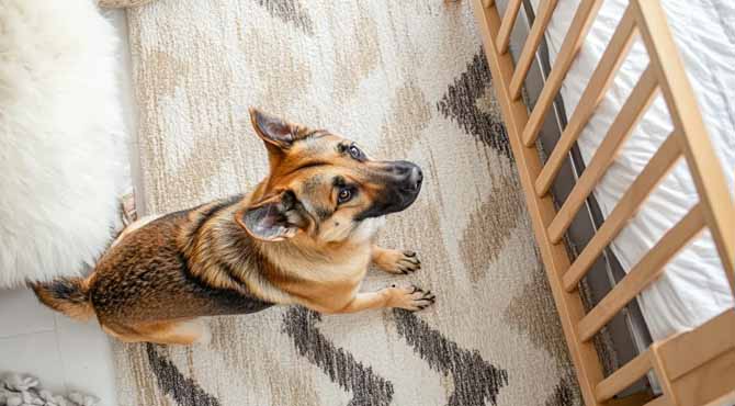 Our Dog Wouldn’t Stop Barking at Our Newborn’s Crib — What I Discovered Under the Mattress Left Me Stunned