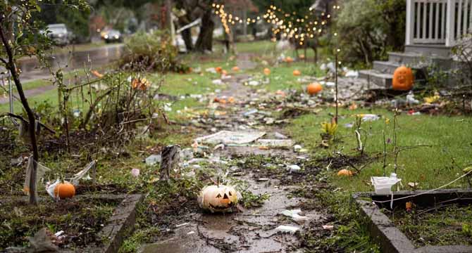 We Came Home to Find Our Halloween Decorations Completely Destroyed – So We Got Revenge