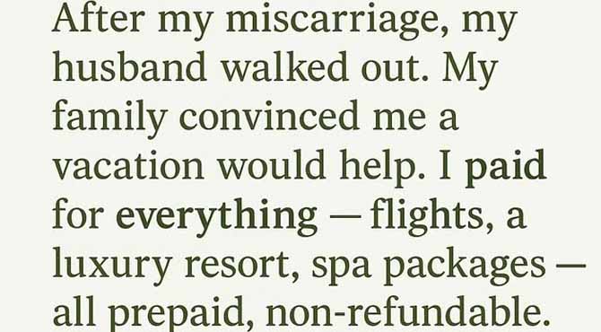 They Stole My Grief Vacation — So I Took Back More Than Just My Room
