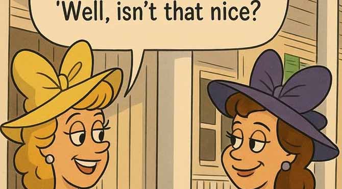 Well, Isn’t That Nice?” — A Southern Lesson in Double Standards