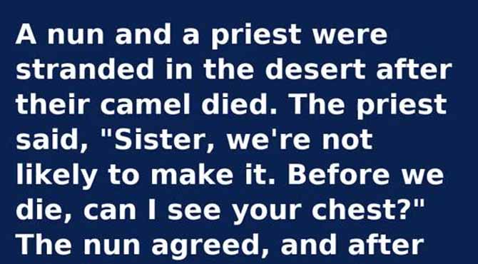 Stranded Nun and Priest Turn Disaster Into Divine Comedy
