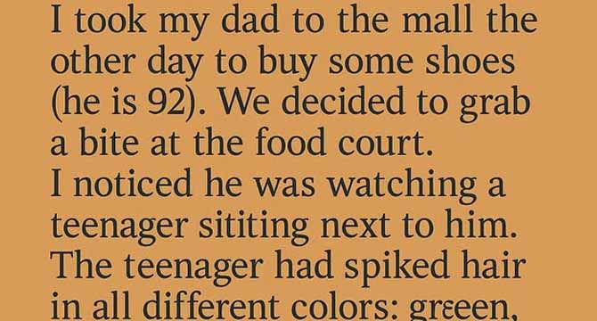 “Got Drunk Once and Hooked Up with a Peacock” — Grandpa’s Epic Mall Comeback