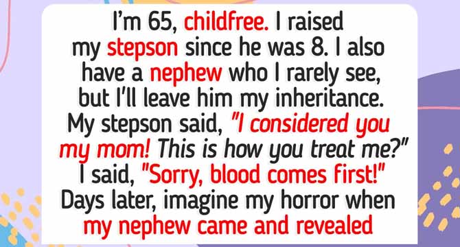 I’m Childfree, I Left My Legacy to My Nephew, My Stepson Is Furious