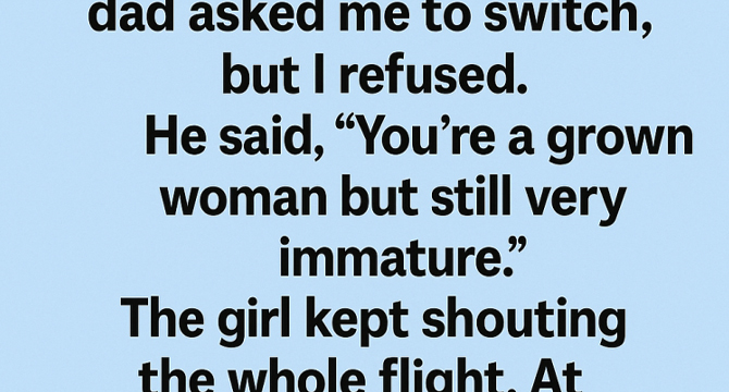 The Window Seat Showdown: When Standing Your Ground Paid Off at 30,000 Feet
