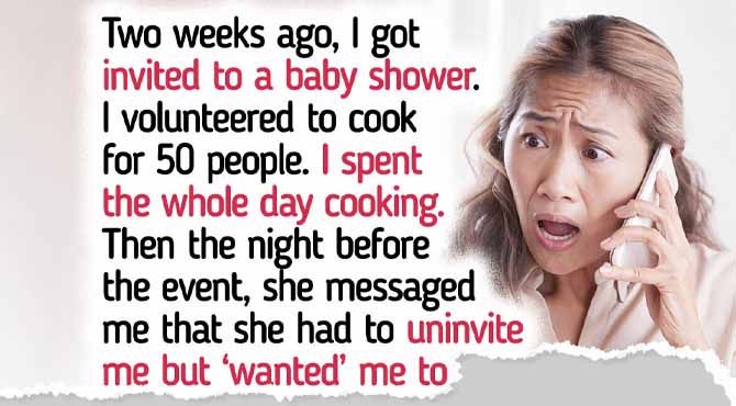 My Friend Uninvited Me from her baby Shower, but What She Asked After Left Me Speechless