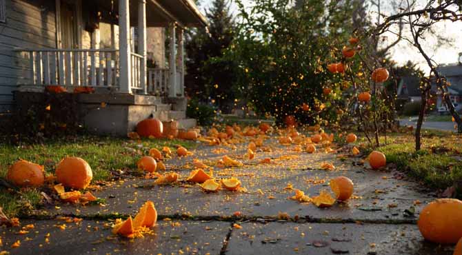 My Halloween Decorations Were Destroyed Overnight — and I Knew Exactly Who Was Behind It