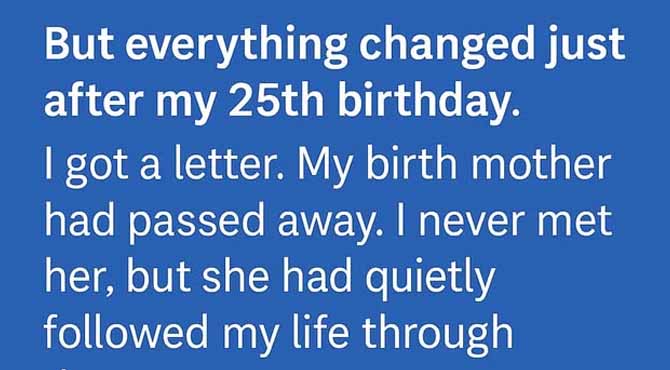 The Inheritance of a Stranger’s Love: How My Birth Mother’s Gift Rebuilt My Life