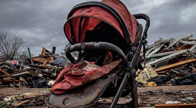 I Found a Baby Stroller at the Dump – When I Lifted the Cushion, I Screamed