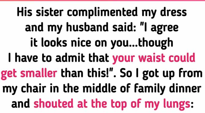In Postpartum, a Woman’s Husband Offensively Commented About Her Body. During a Family Dinner, She Broke Down and No One Said a Word