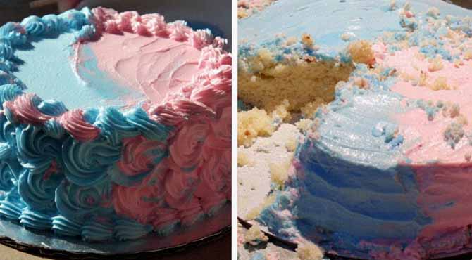 Our Gender Reveal Cake Was Ruined 10 Minutes Before We Cut It – And I Knew Exactly Who Was Behind It