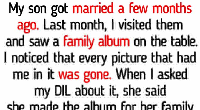 My DIL Erased Me From Family Photos, So I Made Sure She Regretted It