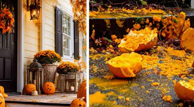 We Came Home to Find Our Halloween Decorations Completely Destroyed – So We Got Revenge