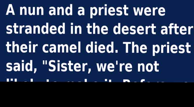 “When Misfortune Meets Miracles: A Nun and Priest’s Hilarious Survival Tale”