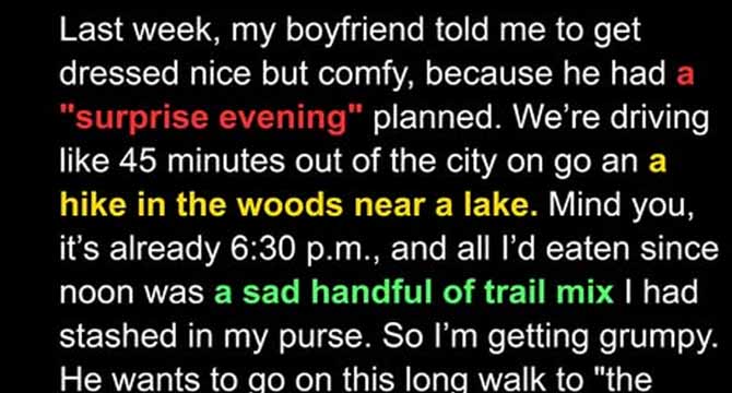 My Boyfriend Took Me Out for a ‘Surprise Evening’ – Then Yelled ‘You Ruined It All!’ While I Was Eating