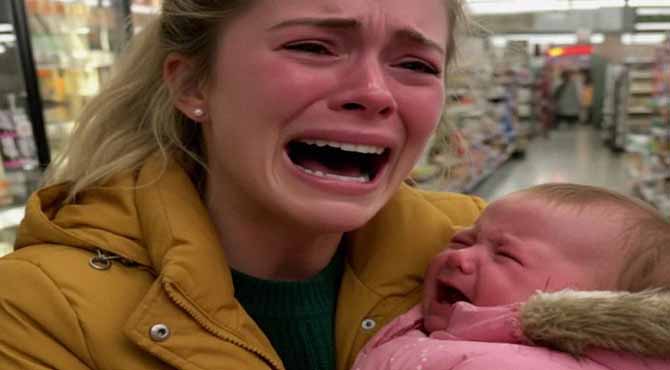 I Helped a Young Mom with Her Baby in a Grocery Store – Three Days Later, a Large Black SUV Was Parked Right Outside My House