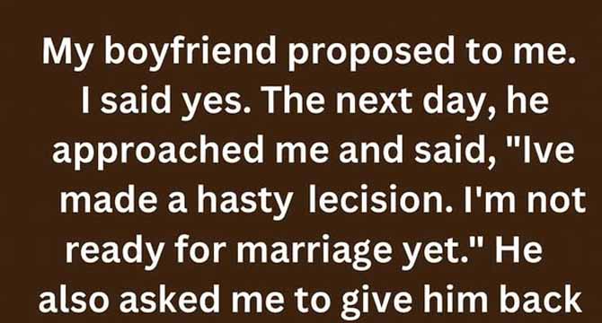 He Took Back the Ring—So I Took Back My Dignity